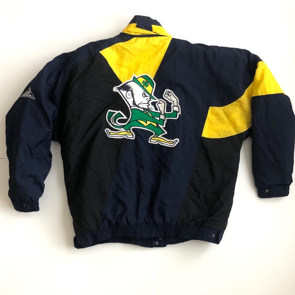 Vintage Apex One Norte Dame Fighting Irish Coat - Picture 1 of 8